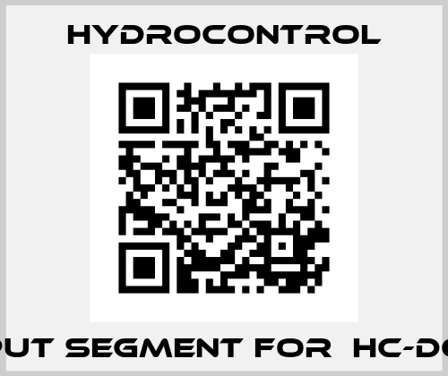 Input segment for  HC-D6/5 Hydrocontrol