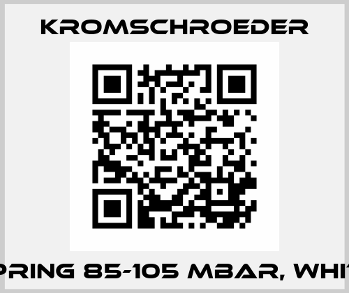 Spring 85-105 mbar, white Kromschroeder