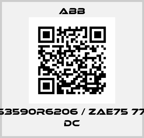 1SBN153590R6206 / ZAE75 77-143V DC ABB