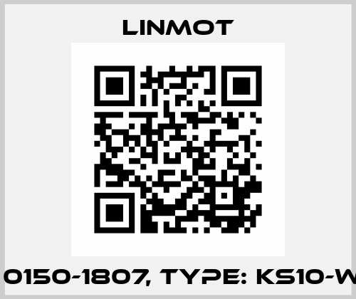 P/N: 0150-1807, Type: KS10-W/C-4 Linmot