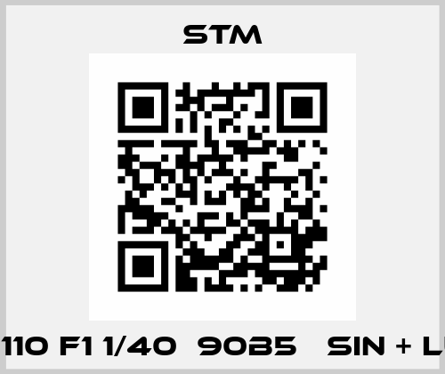 RMI 110 F1 1/40  90B5   SIN + LUBR Stm