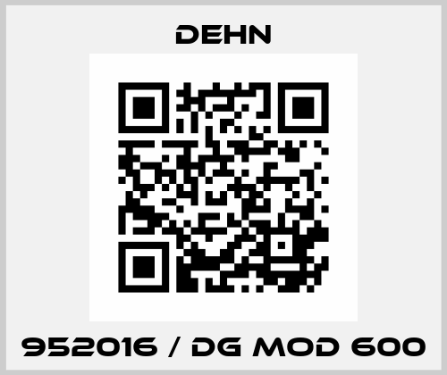 952016 / DG MOD 600 Dehn