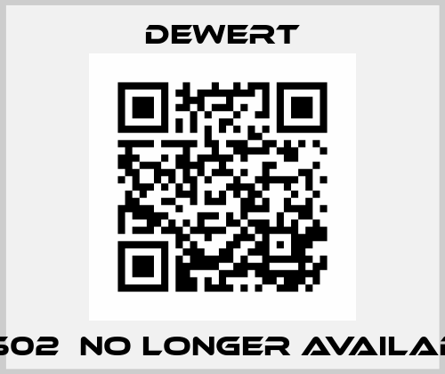 30502  no longer available DEWERT