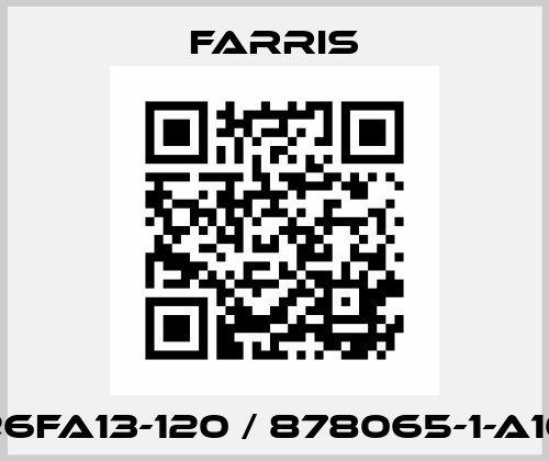 26FA13-120 / 878065-1-A10 Farris
