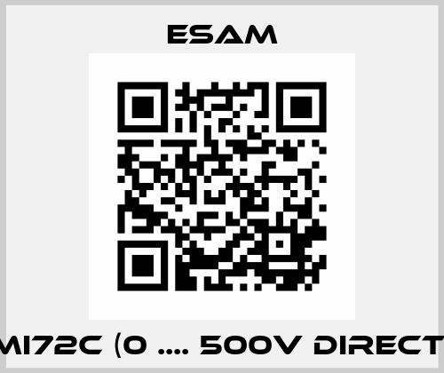 MI72C (0 .... 500V DIRECT) Esam