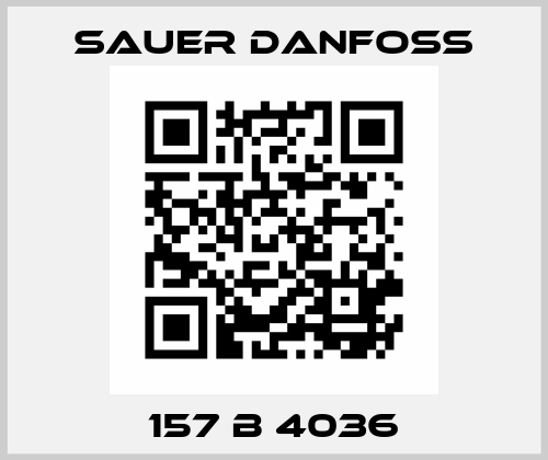 157 B 4036 Sauer Danfoss