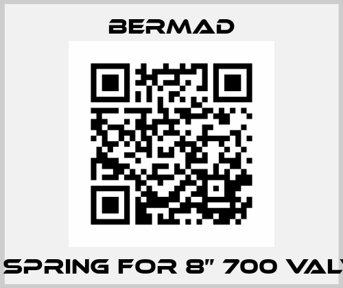 SS SPRING FOR 8’’ 700 VALVE  Bermad