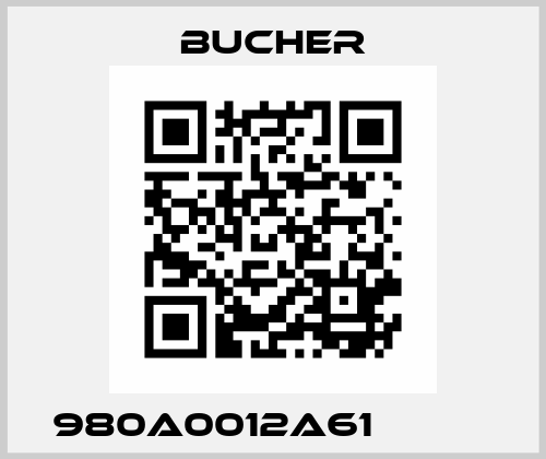 980A0012A61           Bucher