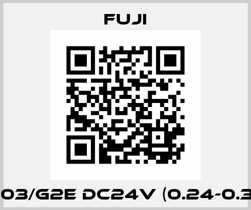 SW-03/G2E DC24V (0.24-0.36A) Fuji