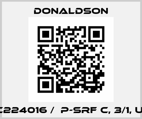 1C224016 /  P-SRF C, 3/1, UF Donaldson