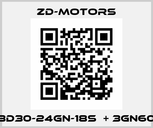 Z3D30-24GN-18s  + 3GN60K ZD-Motors