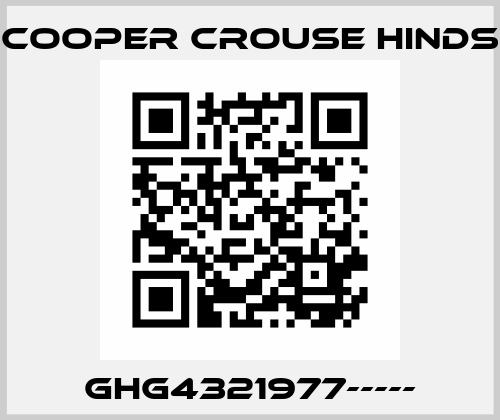 GHG4321977----- Cooper Crouse Hinds