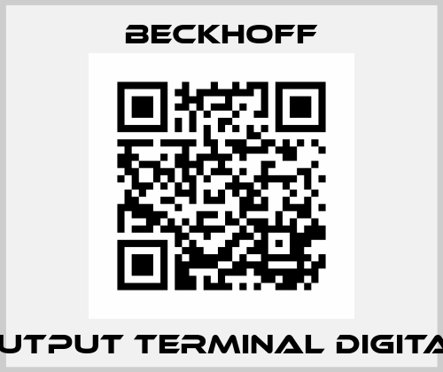 OUTPUT TERMINAL DIGITAL Beckhoff