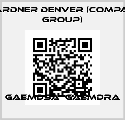 GAEMDSA  GAEMDRA Gardner Denver (Compair Group)