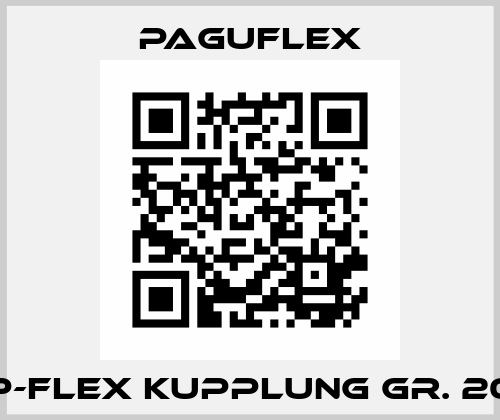 P-Flex Kupplung Gr. 20 Paguflex