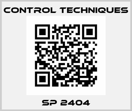 SP 2404 Control Techniques