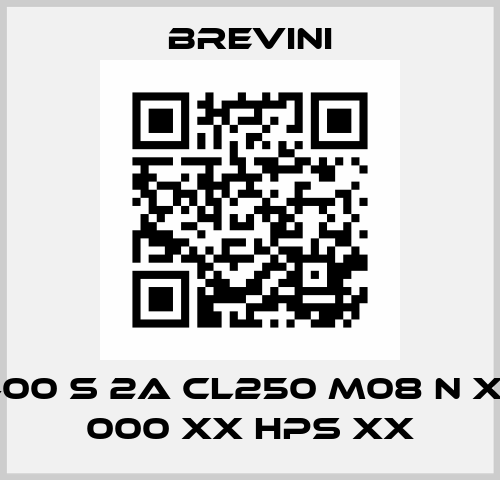 BG 400 S 2A CL250 M08 N XXXX 000 XX HPS XX Brevini