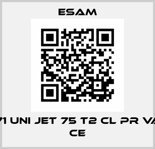 015071 UNI JET 75 T2 CL PR VA 1"1/4 CE Esam
