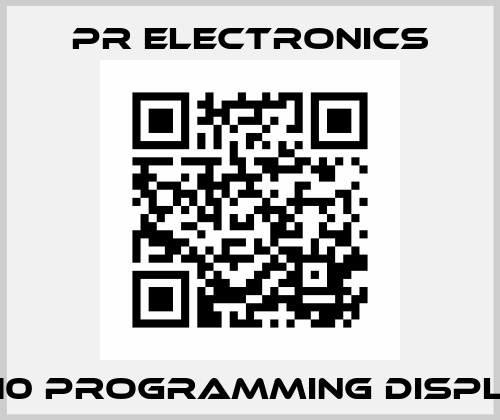 4510 Programming display Pr Electronics