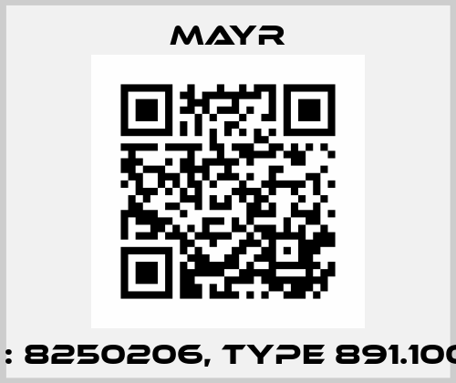 P/N : 8250206, Type 891.100.1 S Mayr