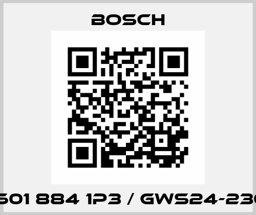 0 601 884 1P3 / GWS24-230H Bosch