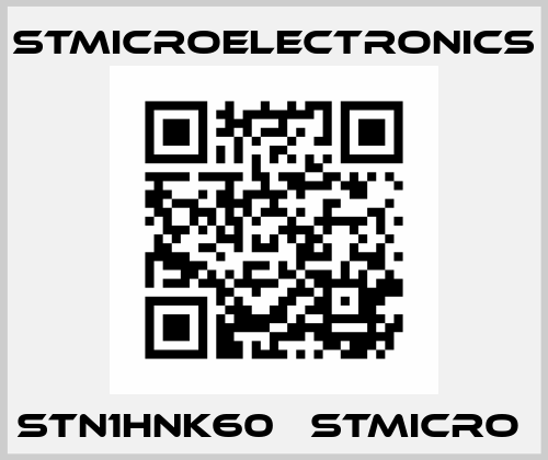 STN1HNK60   STMICRO  STMicroelectronics