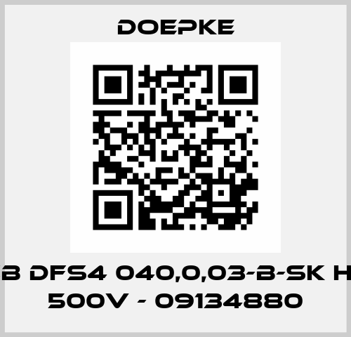 RCCB DFS4 040,0,03-B-SK Hz60 500V - 09134880 Doepke