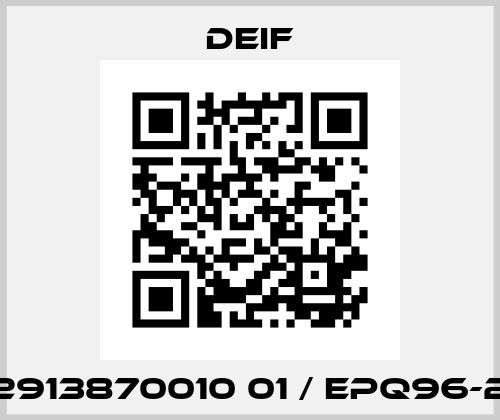 2913870010 01 / EPQ96-2 Deif