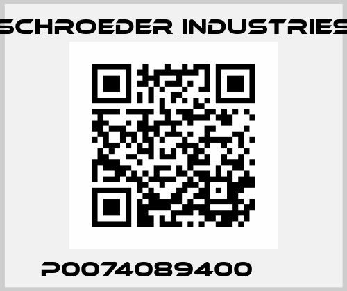 P0074089400        Schroeder