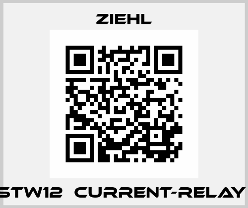 STW12  CURRENT-RELAY  Ziehl