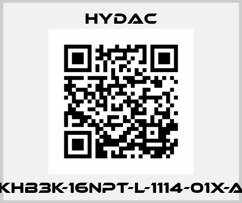 KHB3K-16NPT-L-1114-01X-A Hydac