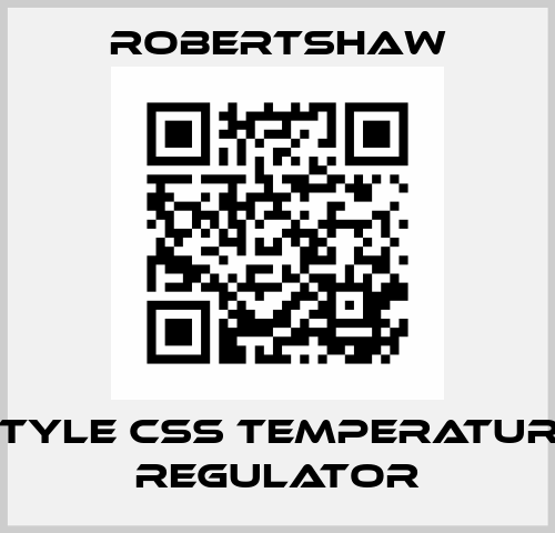 STYLE CSS TEMPERATURE REGULATOR Robertshaw