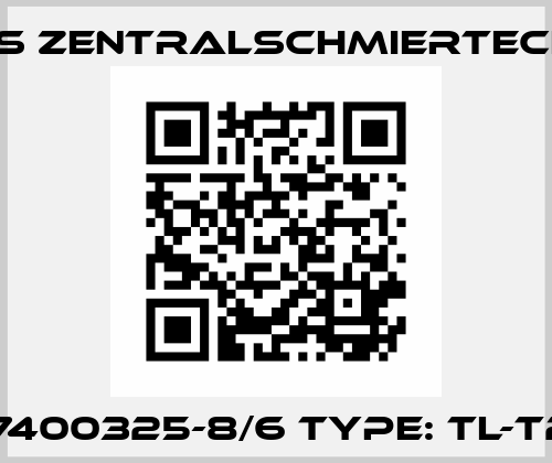 P/N: 7400325-8/6 Type: TL-T2-8/6 Rebs Zentralschmiertechnik