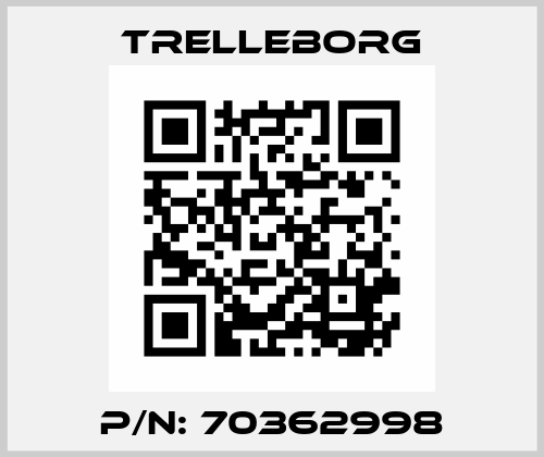 P/N: 70362998 Trelleborg