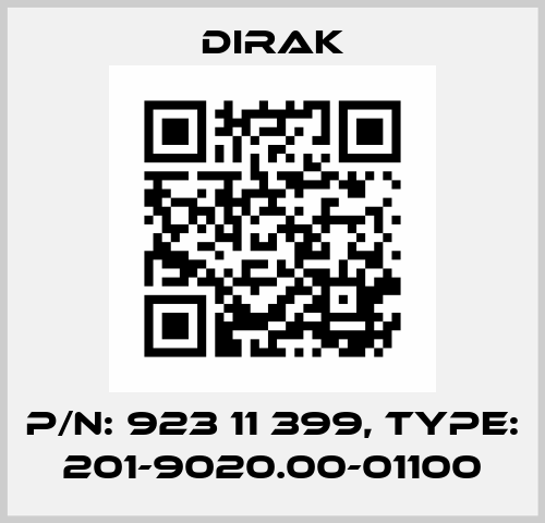 P/N: 923 11 399, Type: 201-9020.00-01100 Dirak