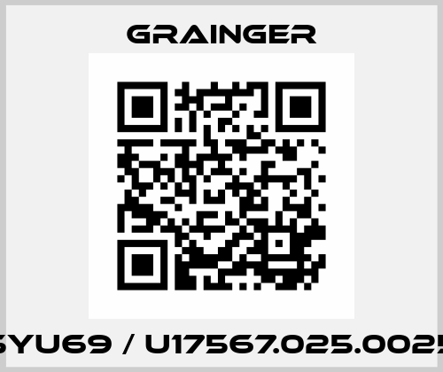 5YU69 / U17567.025.0025 Grainger