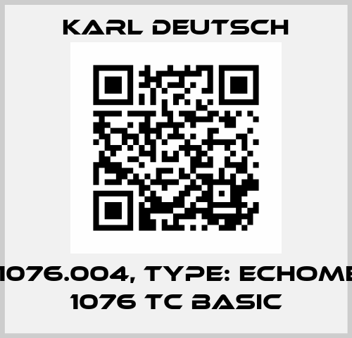 P/N: 1076.004, Type: ECHOMETER 1076 TC Basic Karl Deutsch