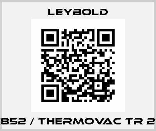 15852 / THERMOVAC TR 212 Leybold
