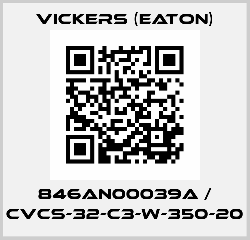 846AN00039A / CVCS-32-C3-W-350-20 Vickers (Eaton)