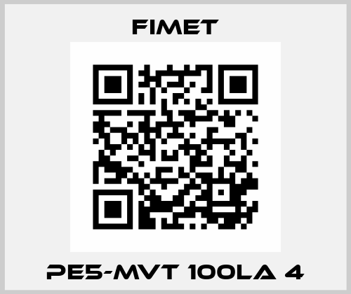 PE5-MVT 100LA 4 Fimet