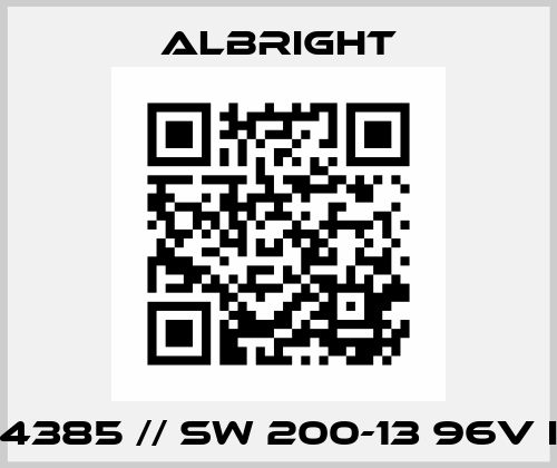 504385 // SW 200-13 96V INT Albright