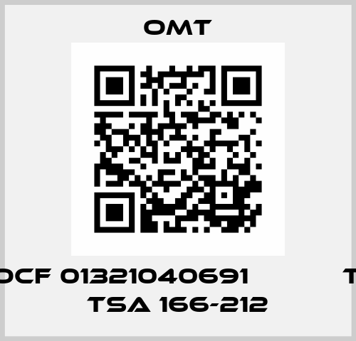 p/n: OCF 01321040691            Type: TSA 166-212 Omt