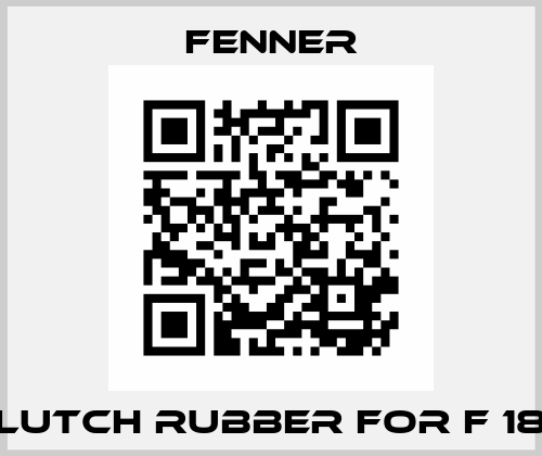 clutch rubber for F 180 Fenner