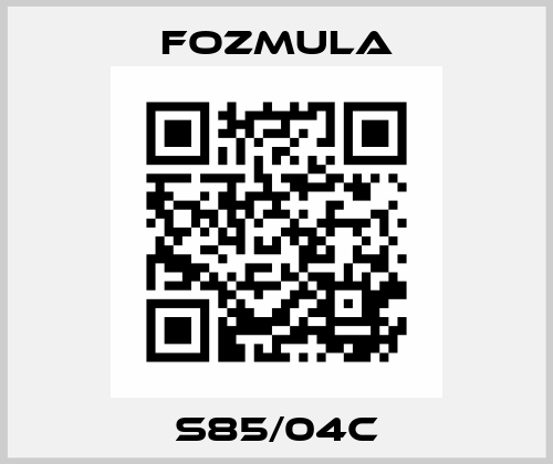 S85/04c Fozmula