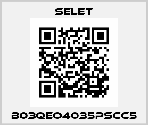 B03QEO4035PSCC5 Selet