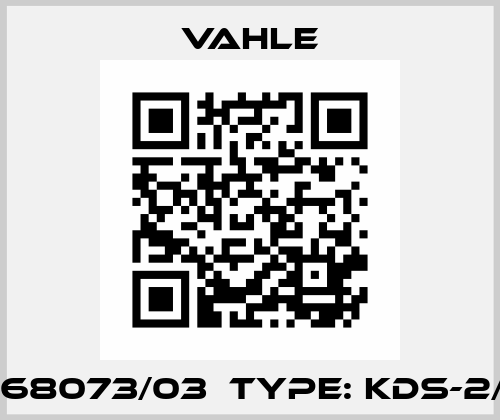 p/n: 0168073/03  Type: KDS-2/40-PH Vahle