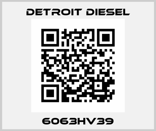6063HV39 Detroit Diesel