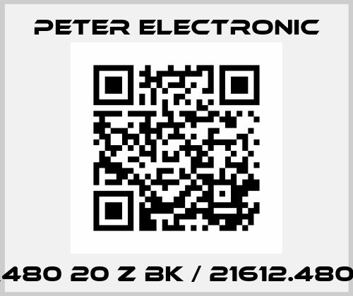 BR480 20 z BK / 21612.48020 Peter Electronic