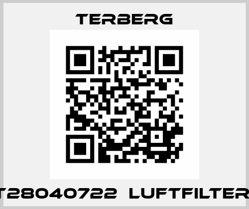 t28040722  Luftfilter  TERBERG