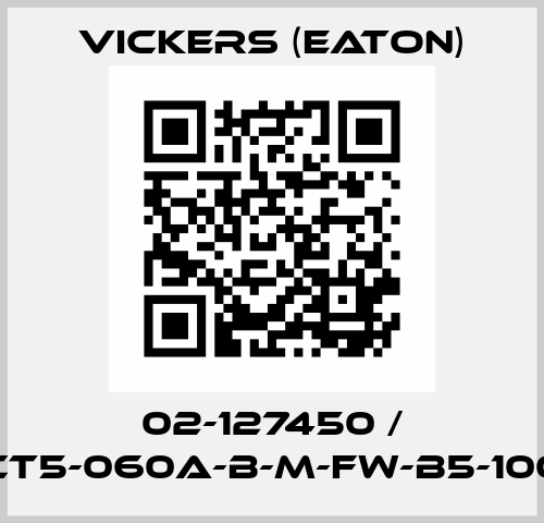 02-127450 / CT5-060A-B-M-FW-B5-100 Vickers (Eaton)